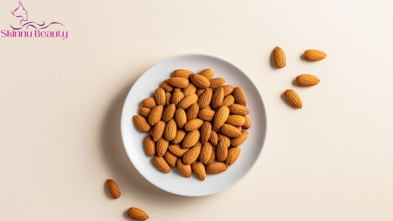 hạnh nhân giúp làm đẹp da