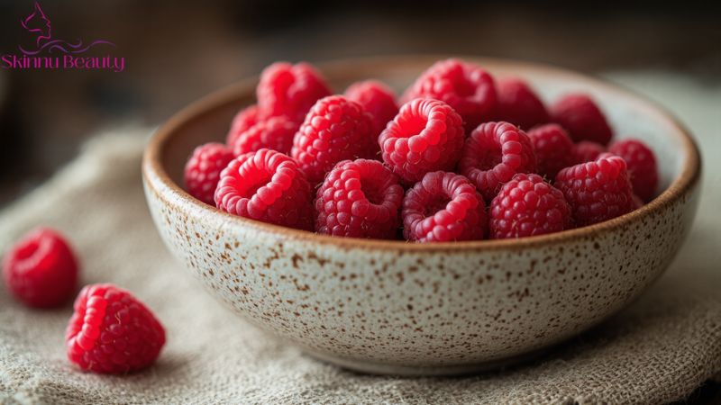 làm đẹp bằng mâm xôi