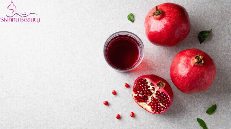 lựu giúp làm đẹp da