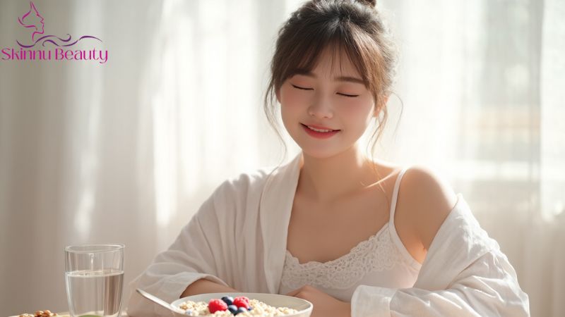 tại sao dinh dưỡng buổi sáng quan trọng với làn da