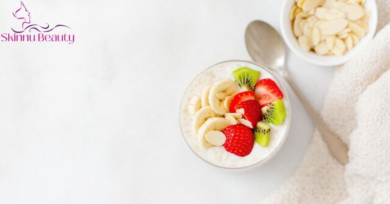 yến mạch và ngũ cốc lành tính cho làn da sạch mụn