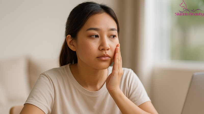 Không chạm tay lên mặt