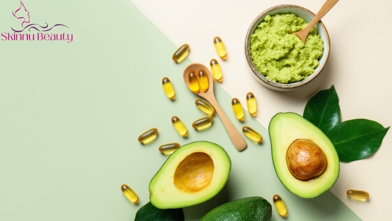 cách làm trắng da mặt bằng vitamin E và bơ