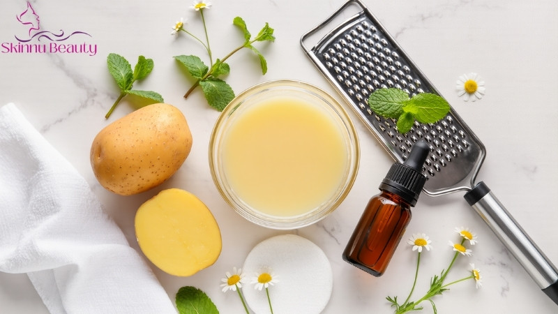 toner nước ép khoai tây