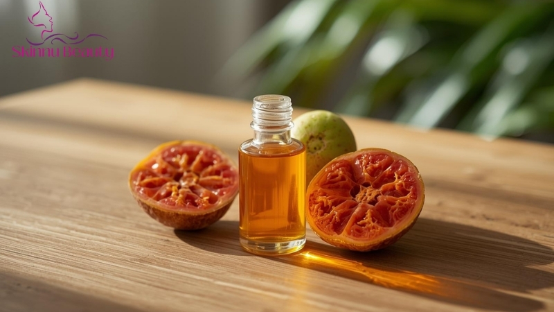 cách dùng dầu gấc làm đẹp da tại nhà